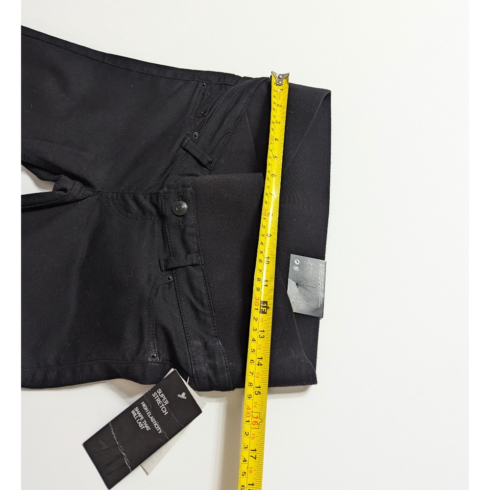 H&M MAMA Super Stretch Black Slim Leg Maternity Pants Size 6 - Picture 9 of 15